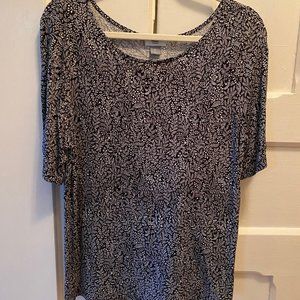 Old Navy Short Sleeve Blouse Size Large
